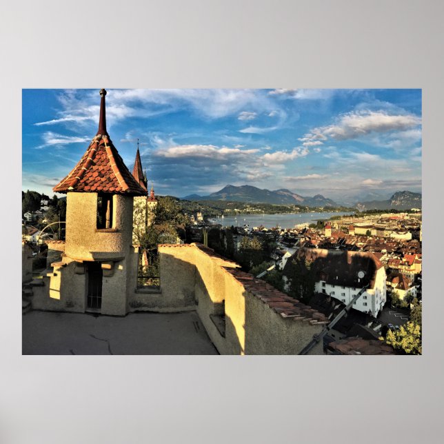 Atop the Musegg Wall Poster (Front)