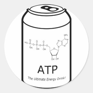 ATP Energy Drink Classic Round Sticker