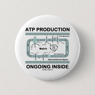 ATP Production Ongoing Inside 6 Cm Round Badge