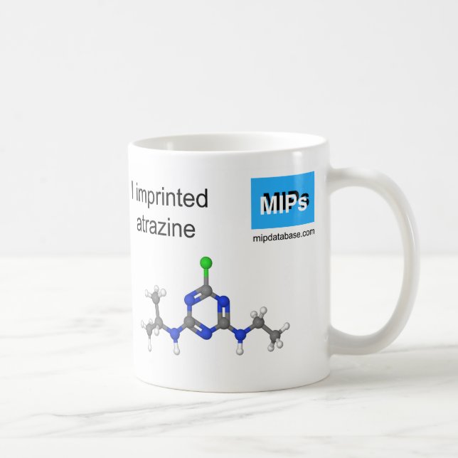 atrazine template mug ball and stick model (Right)