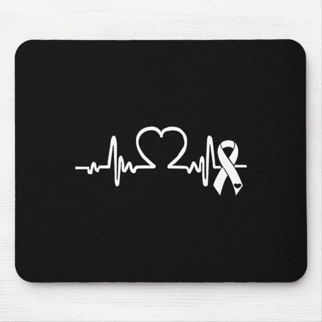 Atrial Fibrillation American Heart Disease Awarene Mouse Mat (Front)
