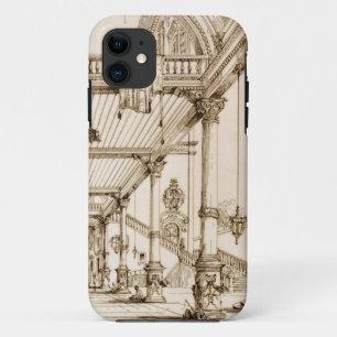 Atrium of a Palace, in Genes, from 'Art and Indust iPhone 11 Case