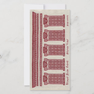 Atrium View, Edmund Burke School card