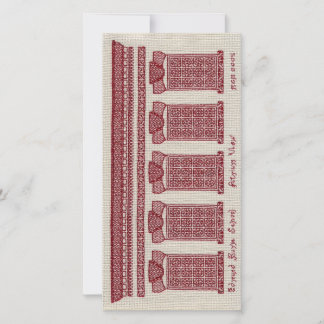 Atrium View, Edmund Burke School card