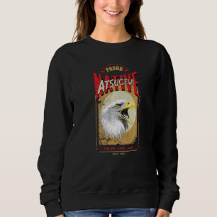 Atsugewi Native American Eagle Spirit Vintage Hono Sweatshirt