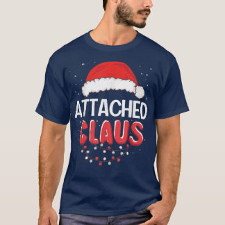 Attached Santa Claus Christmas Matching Costume  T-Shirt