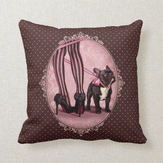 Attached to my French Bulldog Cushion