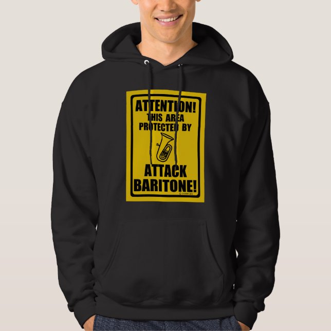 Attack Baritone Hoodie (Front)