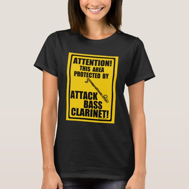 Attack Bass Clarinet T-Shirt (Front)
