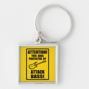 Attack Bass Key Ring