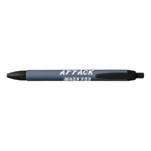 Attack Black Ink Pen