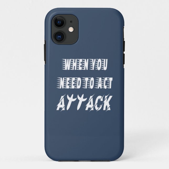 Attack Case-Mate iPhone Case (Back)