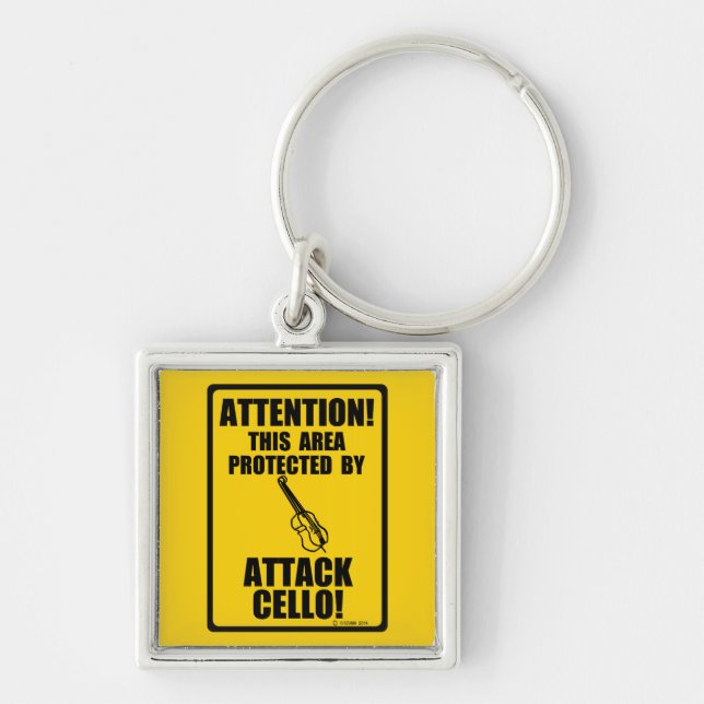 Attack Cello Key Ring (Front)