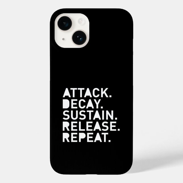Attack Decay Sustain Release Repeat Case-Mate iPhone Case (Back)