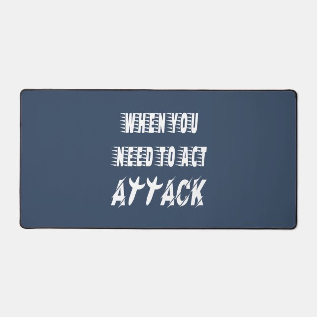 Attack Desk Mat (Front)