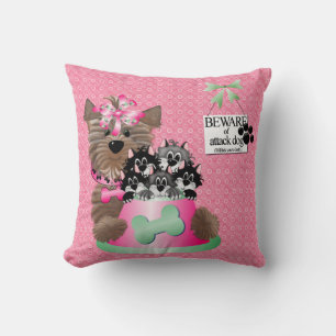 Attack Dog American MoJo Pillow