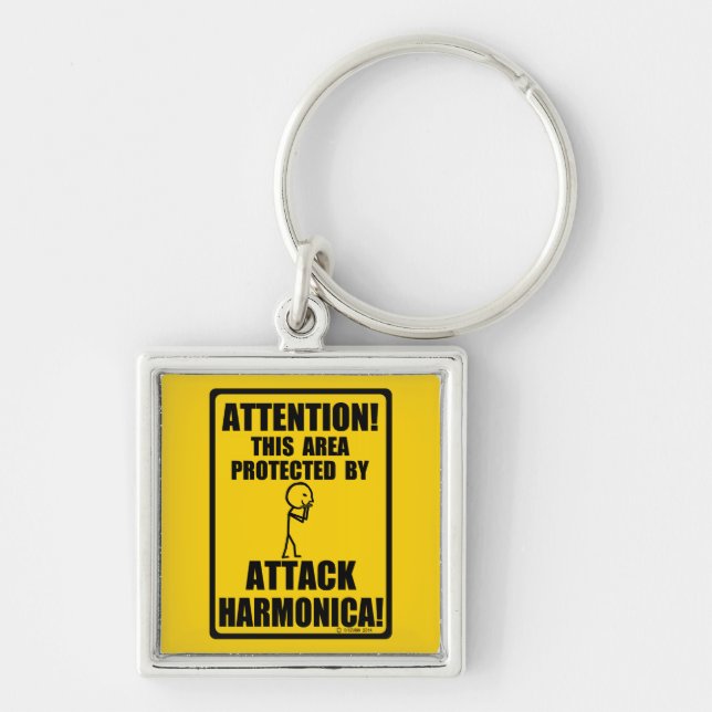 Attack Harmonica Key Ring (Front)