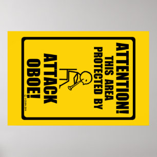 Attack Oboe Poster