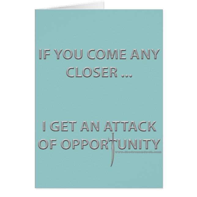 Attack of Opportunity (Front)