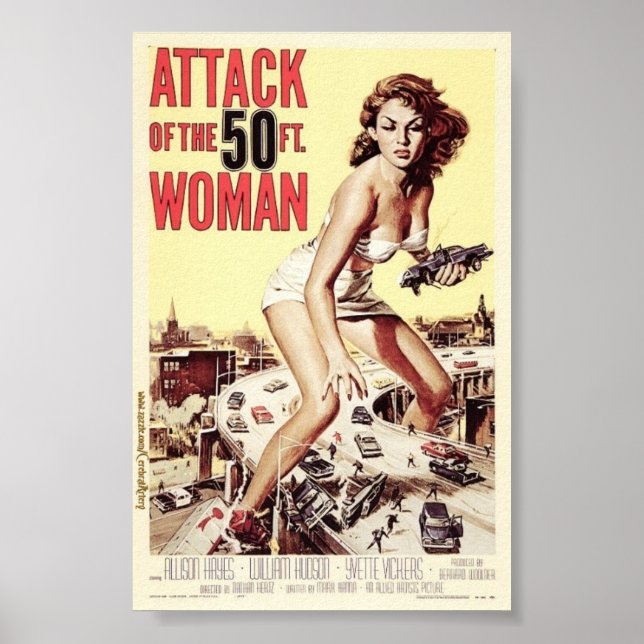 Attack of the 50 Foot Woman (1958) Poster (Front)