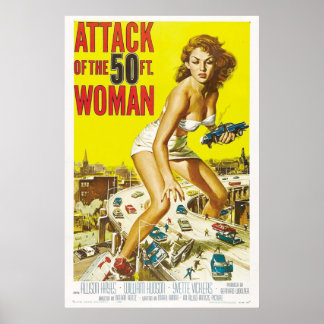 Attack of the 50 Foot Woman Poster
