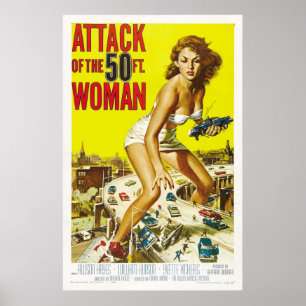 Attack of the 50 foot women poster