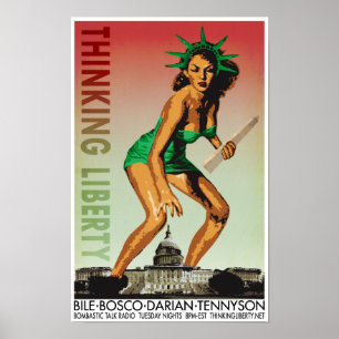 Attack of the 50ft Anarchist Poster