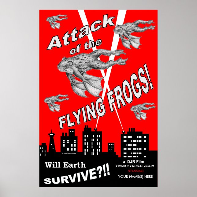 Attack Of The Flying Frogs Poster (Front)
