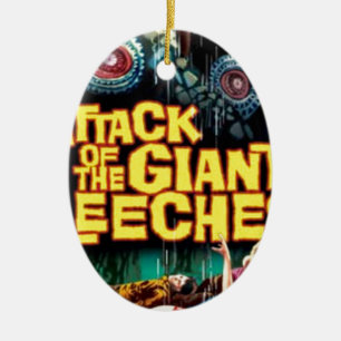 Attack of the Giant Leeches Ceramic Tree Decoration