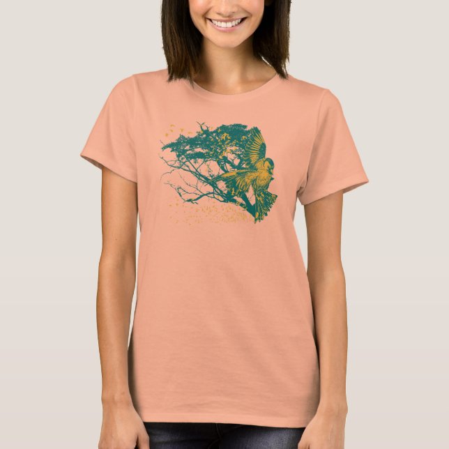 Attack of the Gold Finch T-Shirt (Front)