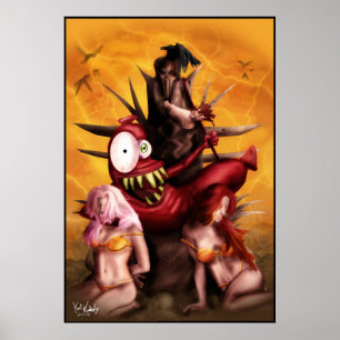 Attack of the Hot Dog Men Poster