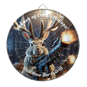 Attack of the Jackalope Funny Dartboard