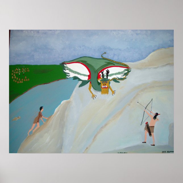 Attack of the Piasa Bird Poster (Front)