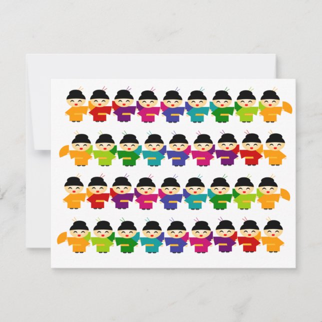 Attack of the Rainbow Geisha Dolls (Front)