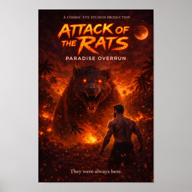 Attack of the Rats — Paradise Overrun Poster (Front)