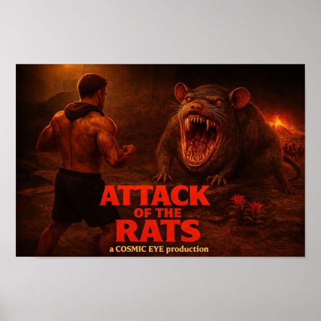 Attack of the Rats Poster (Front)