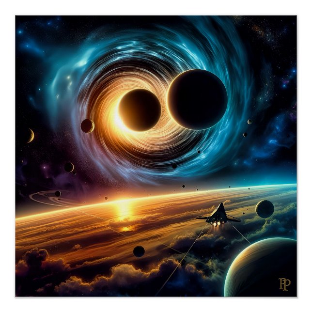 Attack of the Rogue Black Hole Poster (Front)