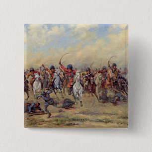 Attack of the 'Savage Division' 15 Cm Square Badge