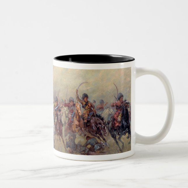 Attack of the 'Savage Division' Two-Tone Coffee Mug (Right)