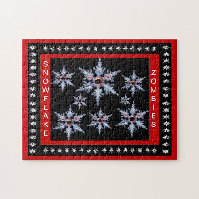 Attack of the Snowflake Zombies Puzzle (Horizontal)