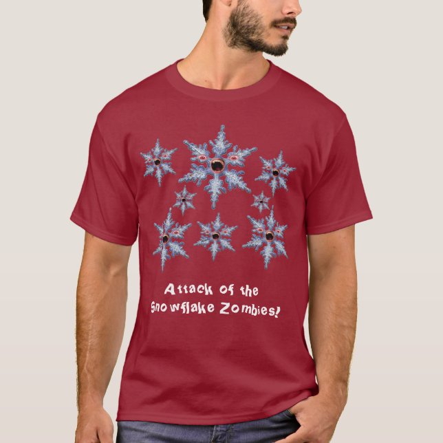 Attack of the Snowflake Zombies t-... - Customised T-Shirt (Front)