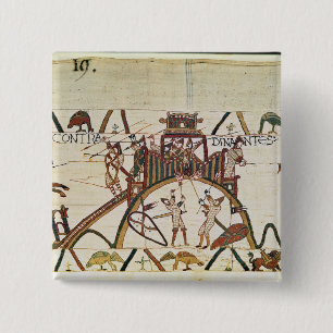 Attack on the Town of Dinan 15 Cm Square Badge