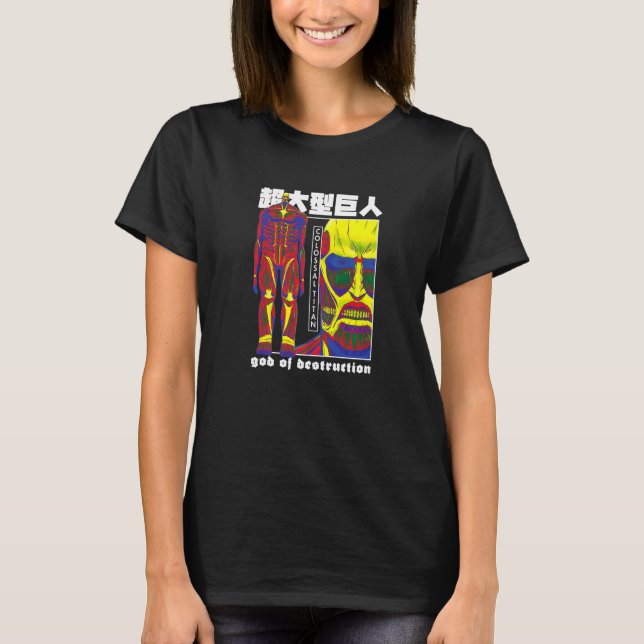 Attack on Titan Heat Sensor Colossal Titan   T-Shirt (Front)