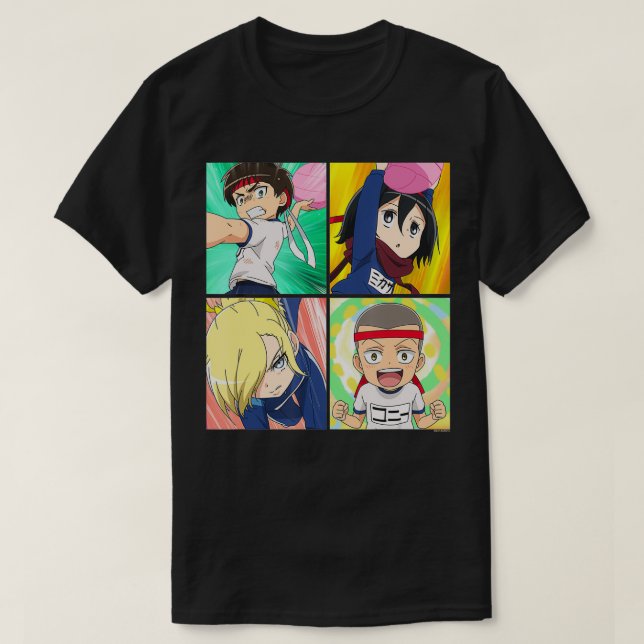Attack on Titan Junior High Dodgeball T-Shirt (Design Front)