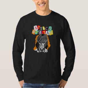 Attack on Titan Season 4 Eren and Ransom Letters T-Shirt