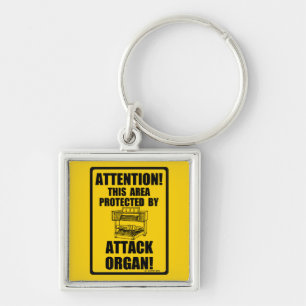 Attack Organ Key Ring