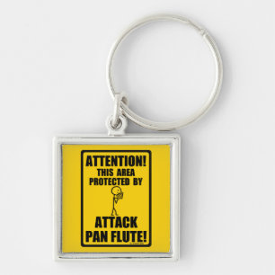 Attack Pan Flute Key Ring