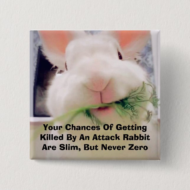 Attack Rabbit Button (Front)
