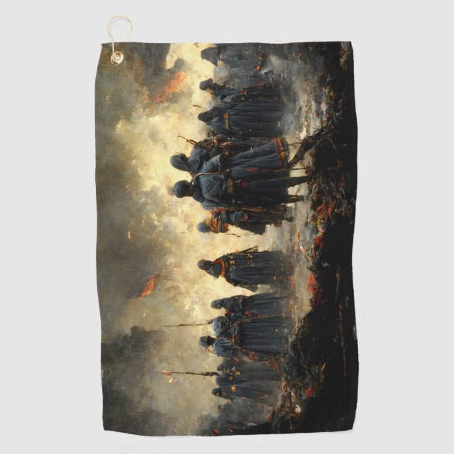 Attack the place golf towel (Front)