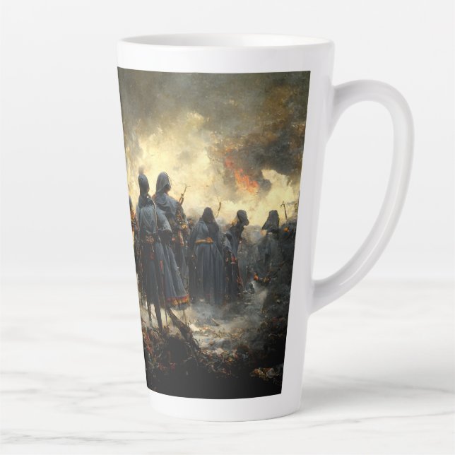 Attack the place latte mug (Right)